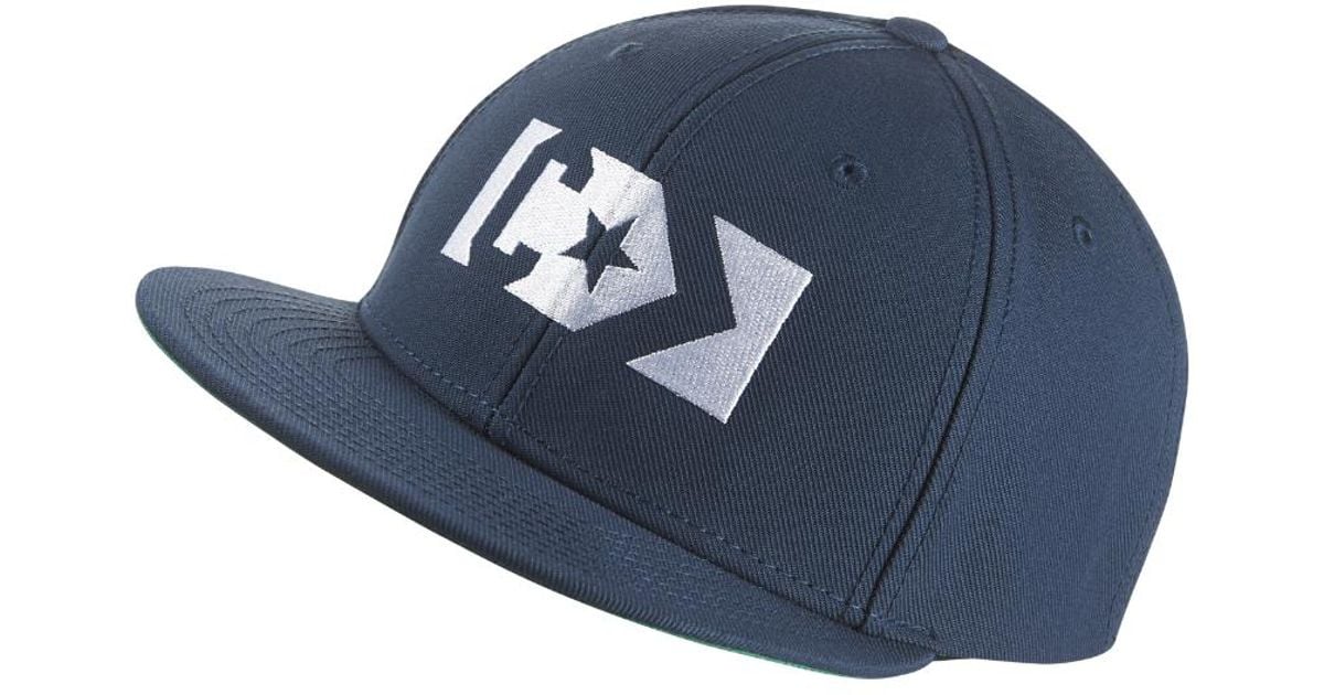 Cons Box Snapback Adjustable Hat (blue 
