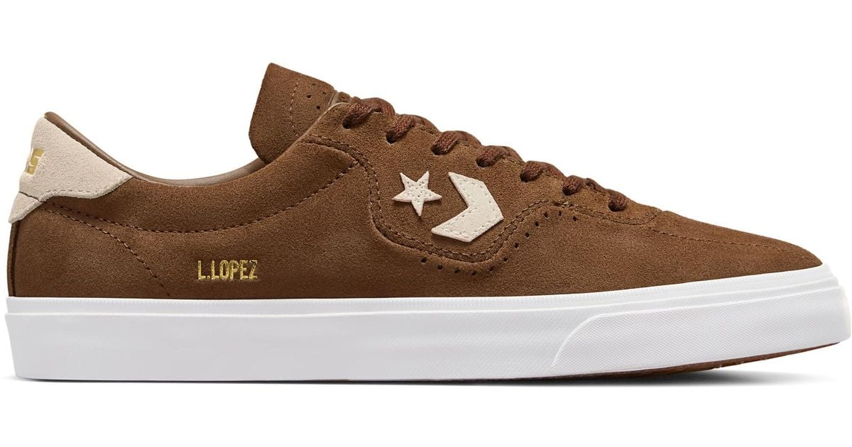Converse Cons Louie Lopez Pro Suede in Brown Lyst