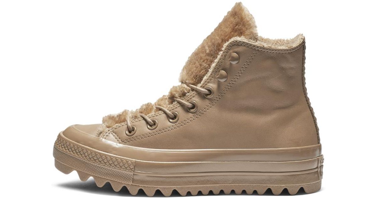 Converse Chuck Taylor All Star Street Warmer Ripple High Top Women's Shoe  in Brown - Lyst