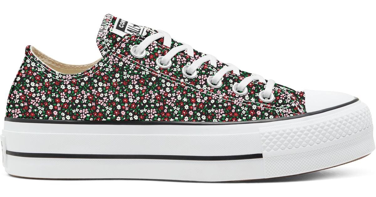 Converse Vintage Floral Platform Chuck Taylor All Star in Black Lyst