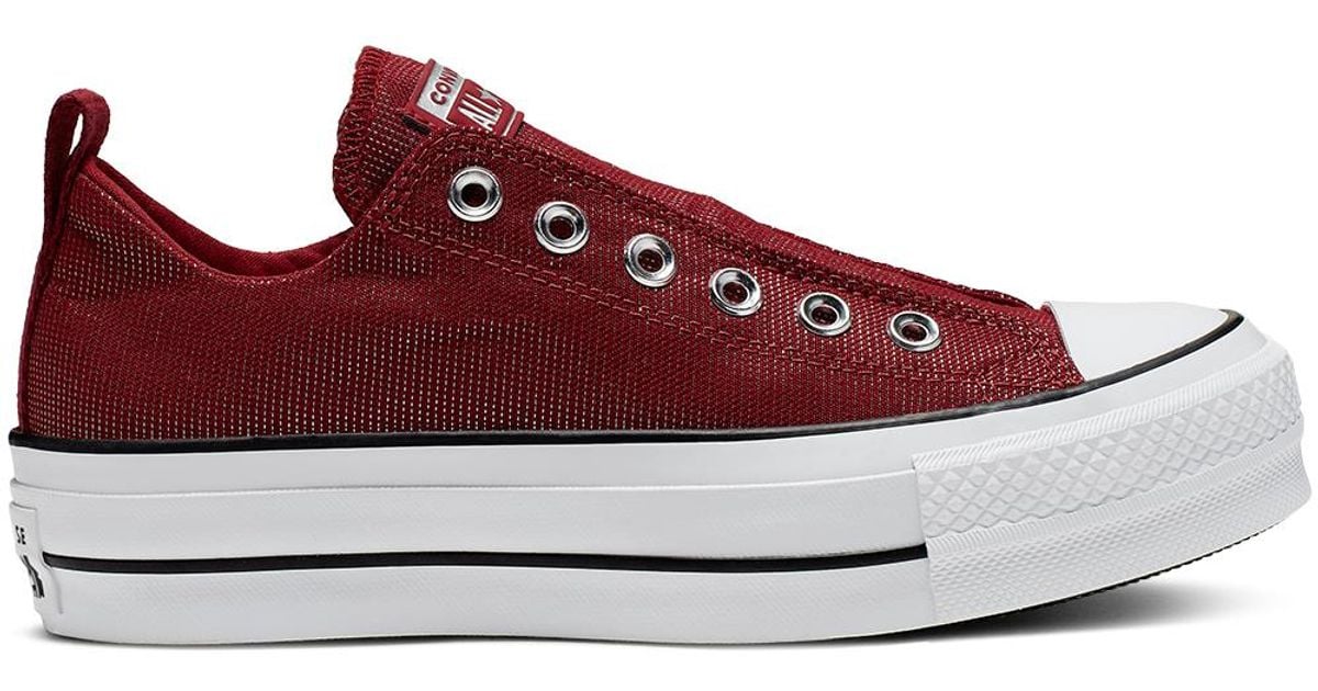 Chuck Taylor All Star Final Frontier plate-forme sans lacets Converse en  coloris Rouge | Lyst