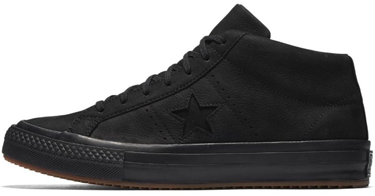 converse one star counter climate leather mid