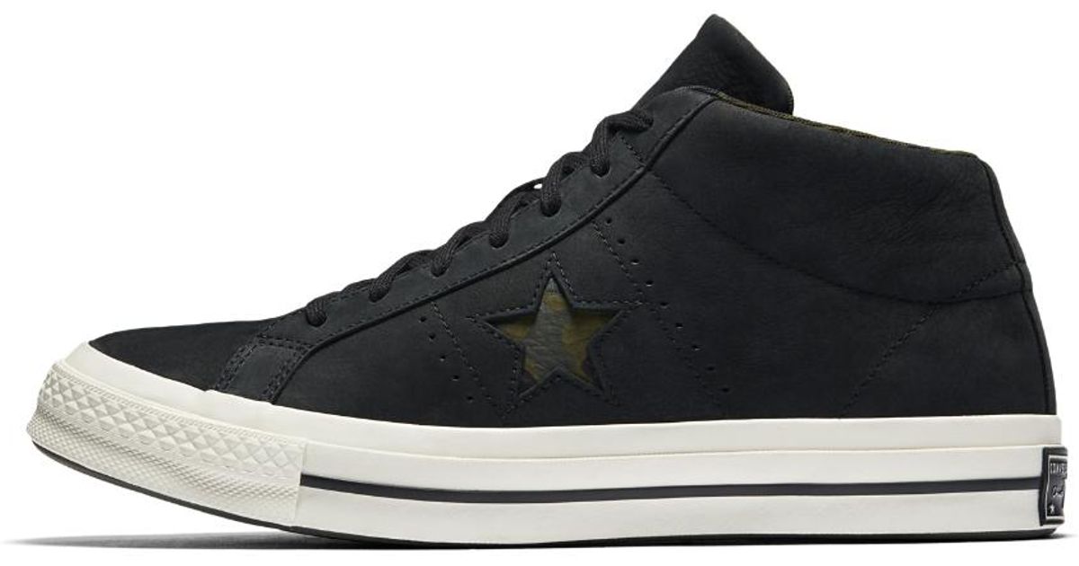 Converse Leather One Star Camo Mid Men 