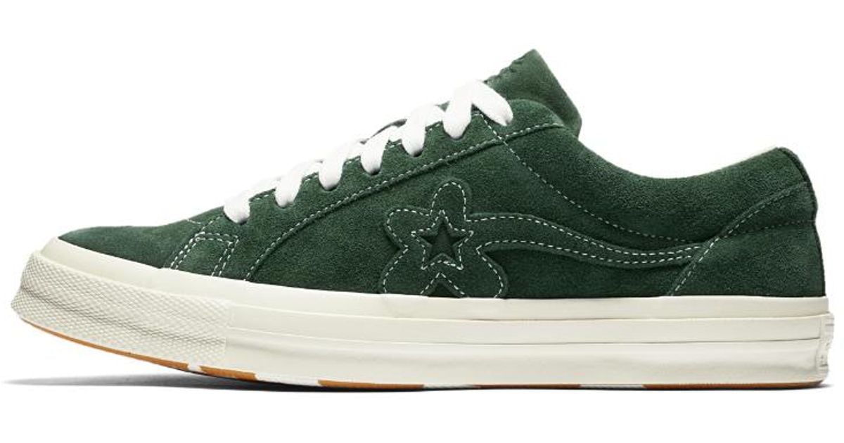 Converse Golf Le Fleur* One Star Suede Low Top in Green for Men - Lyst