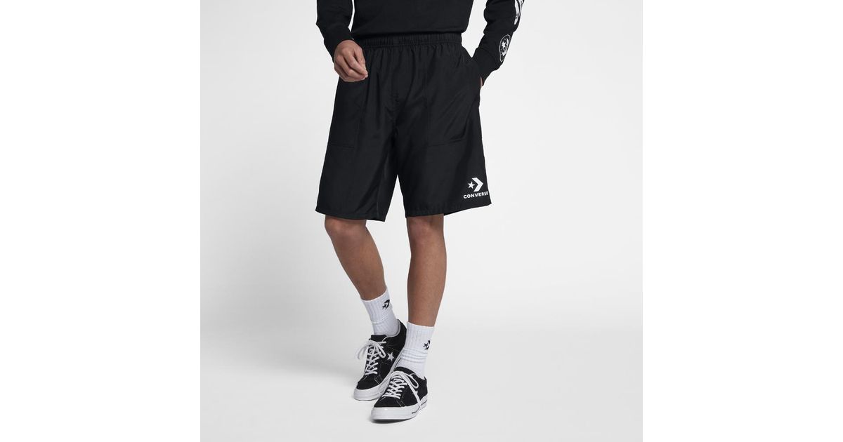converse star chevron shorts