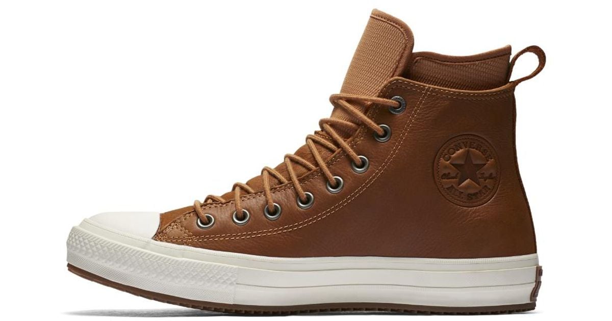 Converse Leather Chuck Taylor All Star Waterproof Nubuck Men's Boot in Brown  for Men - Lyst