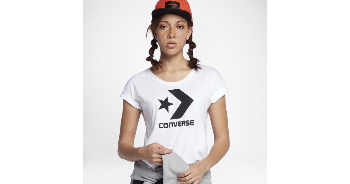 t shirt femme converse