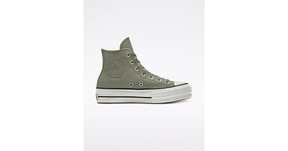 converse lift leather