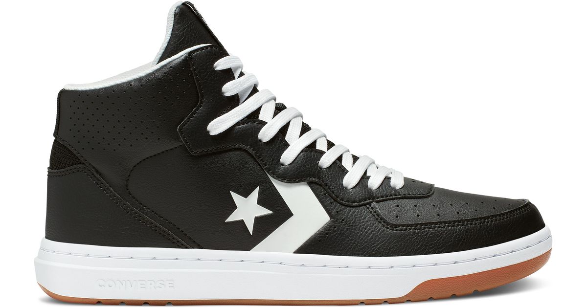 Punctuation Exemption Personification Converse Rival Mid in Black for Men | Lyst