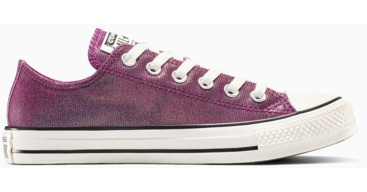 Converse Chuck Taylor All Star Sparkle in Purple | Lyst UK