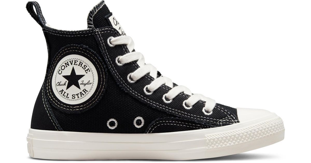 Converse Chuck Taylor All Star Oversized Patch in Black | Lyst
