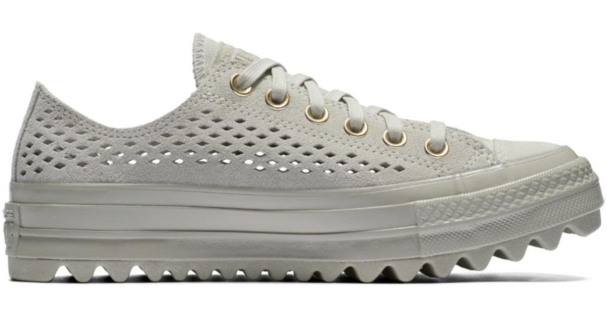 chuck taylor all star lift ripple suede