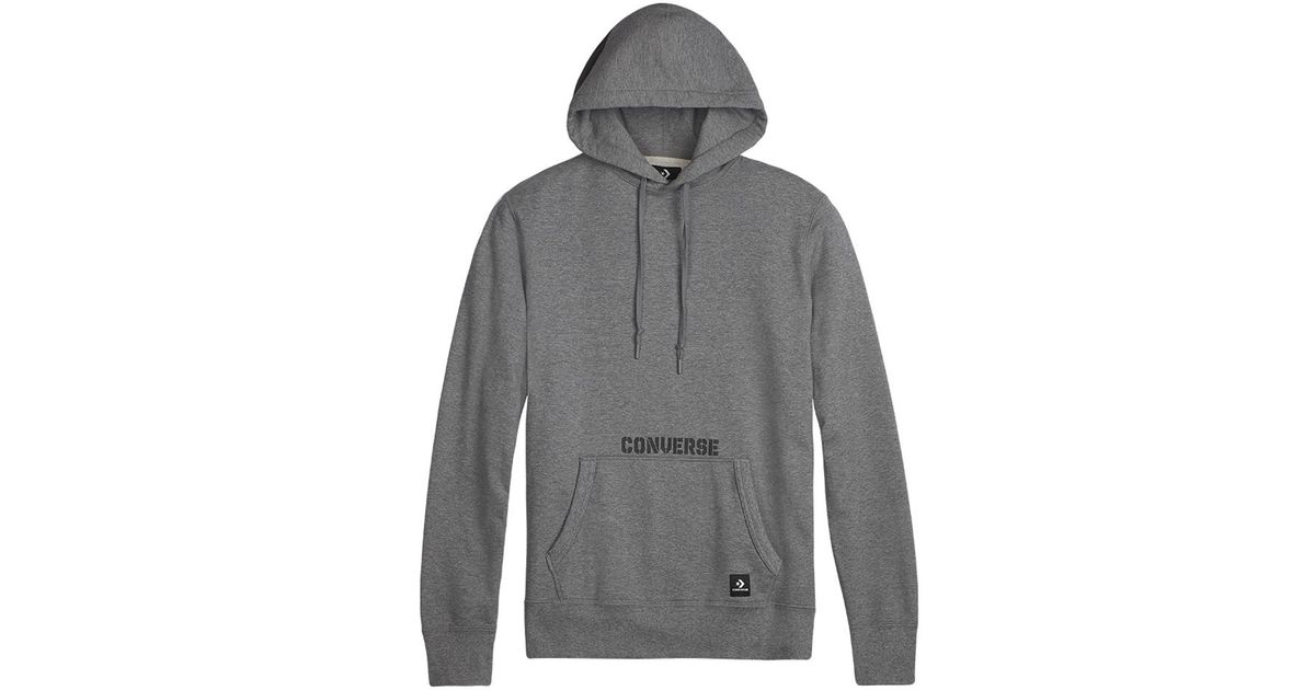 Converse Cotton Essentials Reflective Star Chevron Men's Pullover Hoodie in  Grey (Grey) for Men - Lyst