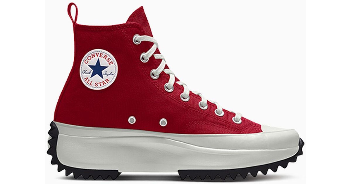 Converse Red Custom Run Star Hike By You