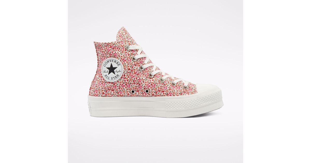 Chuck Taylor All Star Vintage Floral Platform montante Converse | Lyst