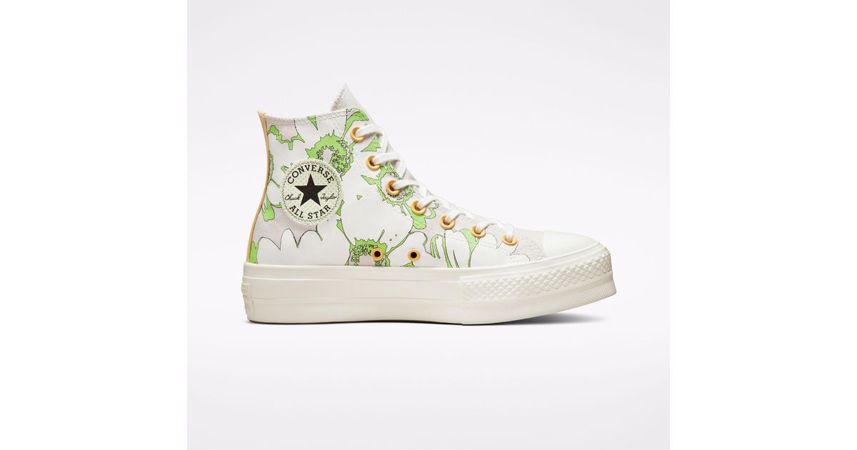 chuck taylor fall florals
