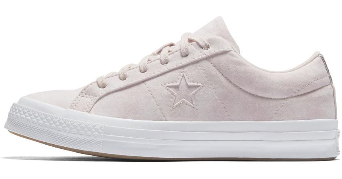 converse one star peached wash low top