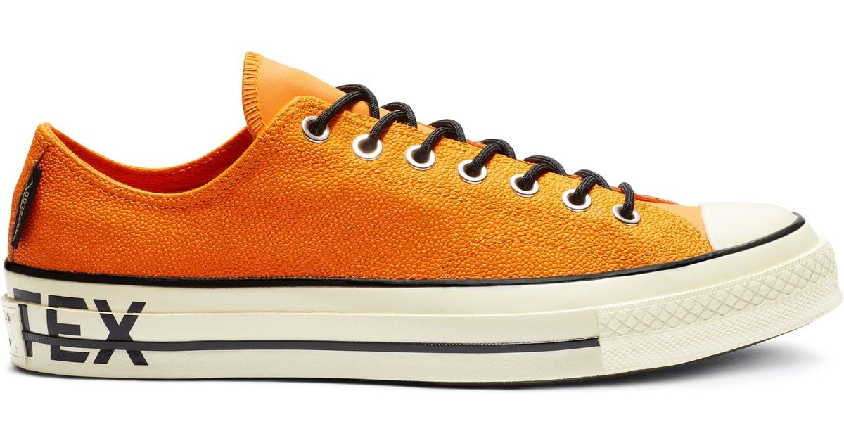 converse orange gore tex