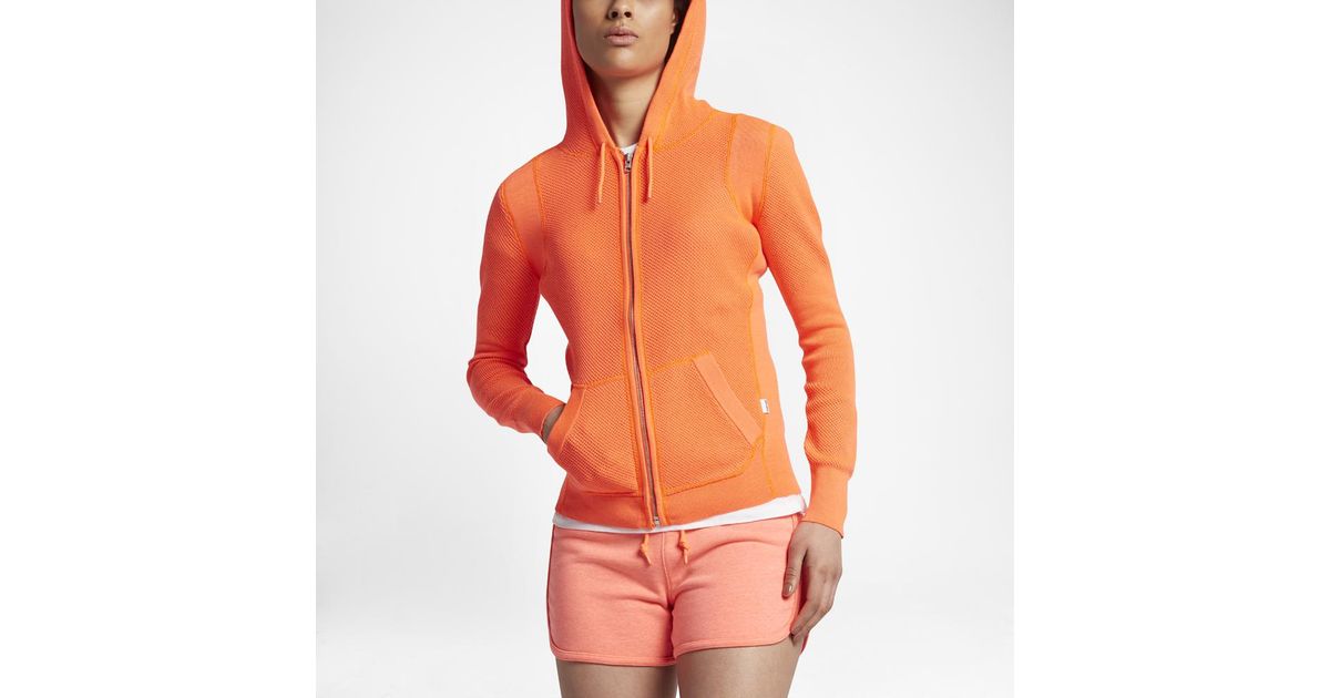 orange converse hoodie