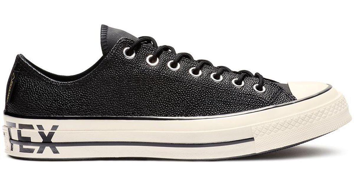 Converse Chuck 70 Gore-tex Leather Low Top in Black for Men | Lyst UK