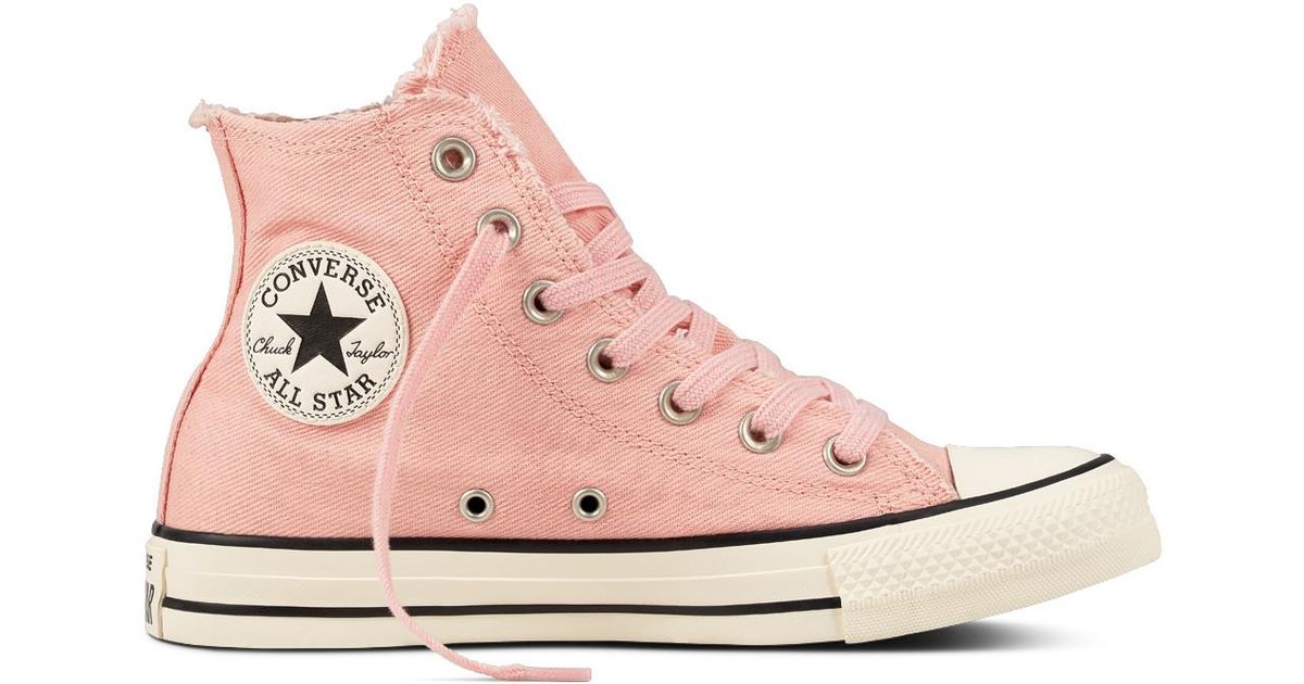 chuck taylor all star frayed denim converse