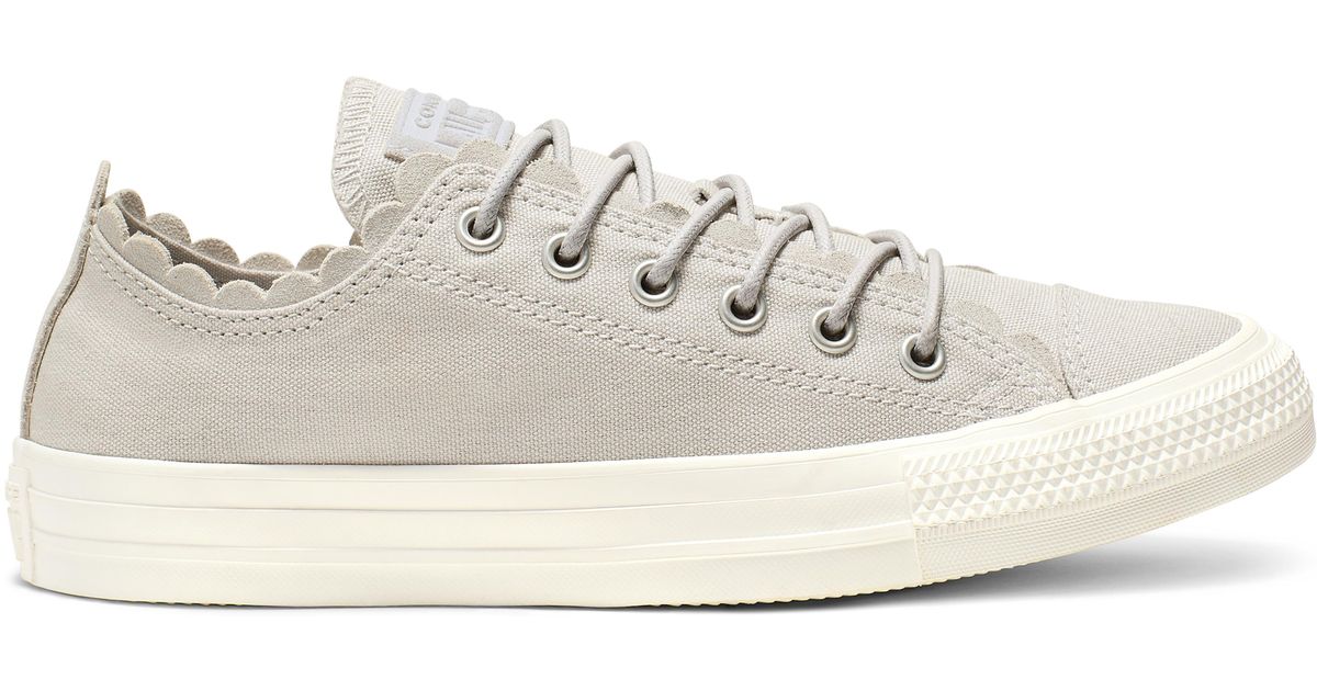 converse frilly thrills grey