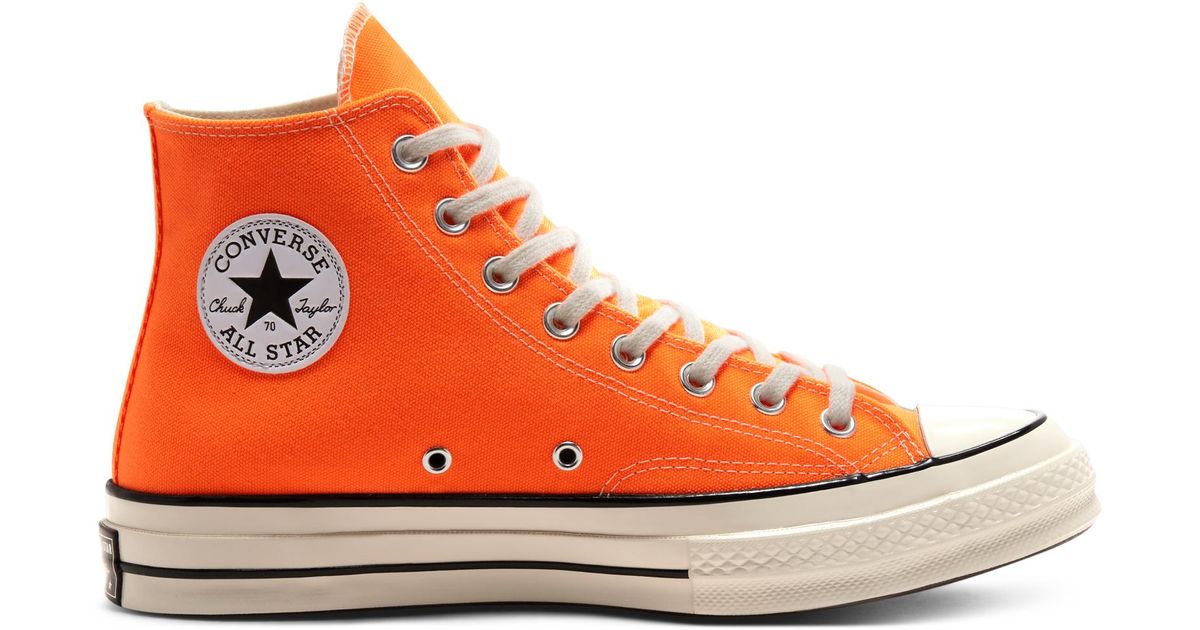 orange brown converse