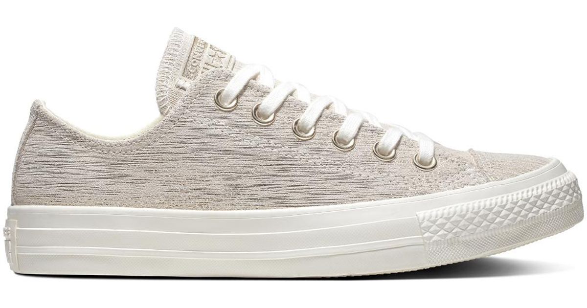 chuck taylor all star precious metal suede low top