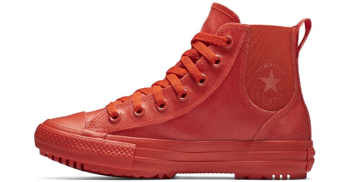 converse chuck taylor all star chelsee rubber high top sneaker
