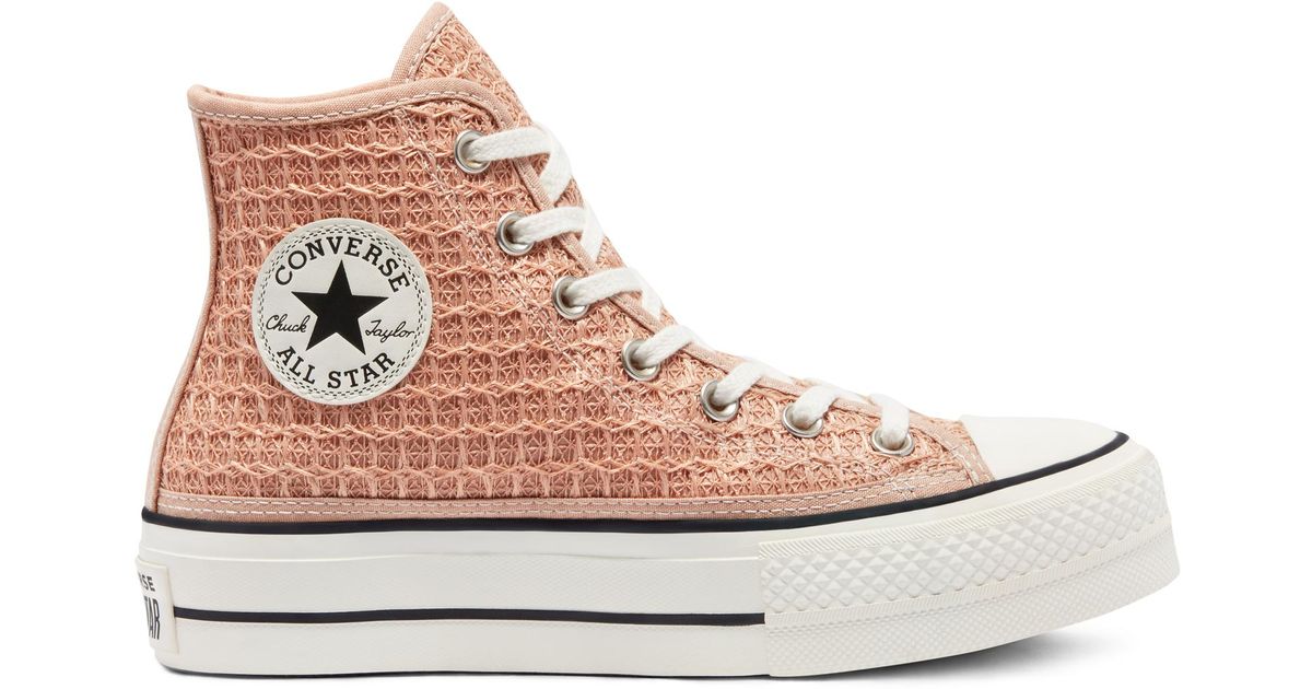Converse Raffia Platform Chuck Taylor 