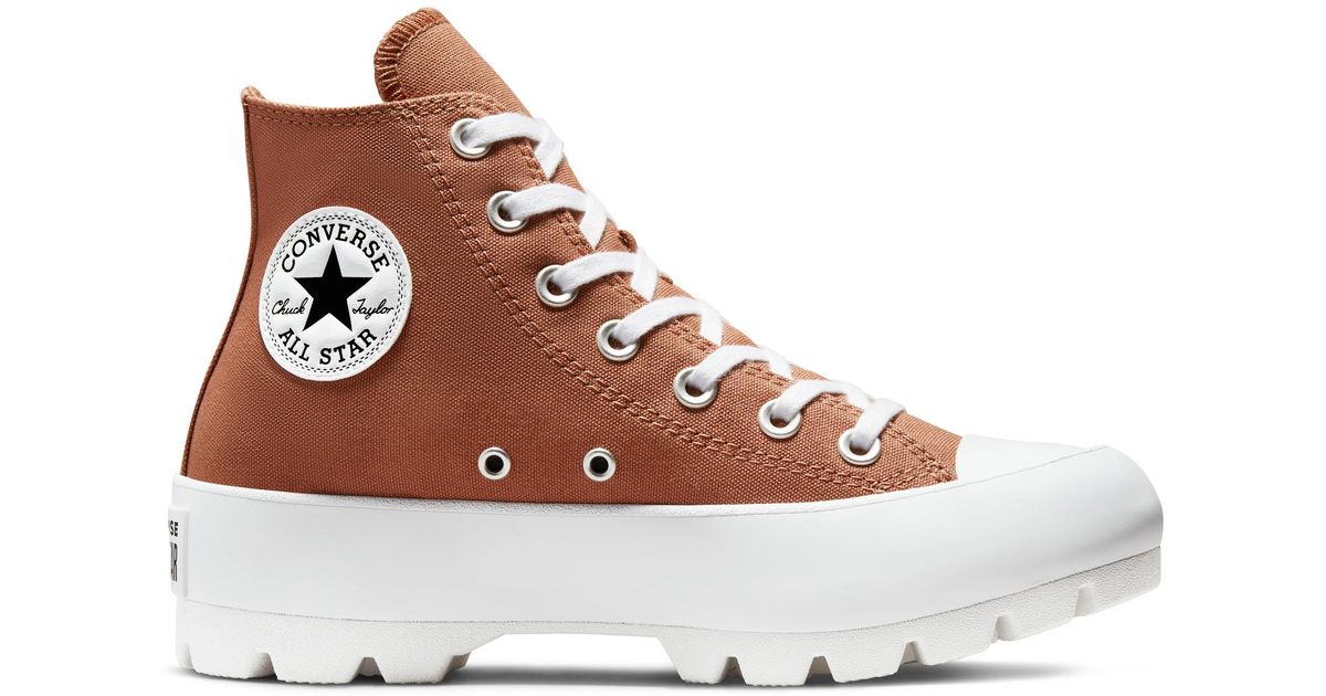 Converse Chuck Taylor All Star Lugged in Brown | Lyst