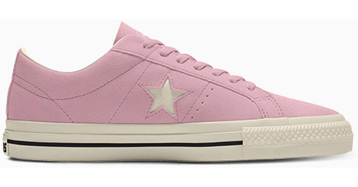 Converse Custom Cons One Star Pro By You in Pink Lyst UK