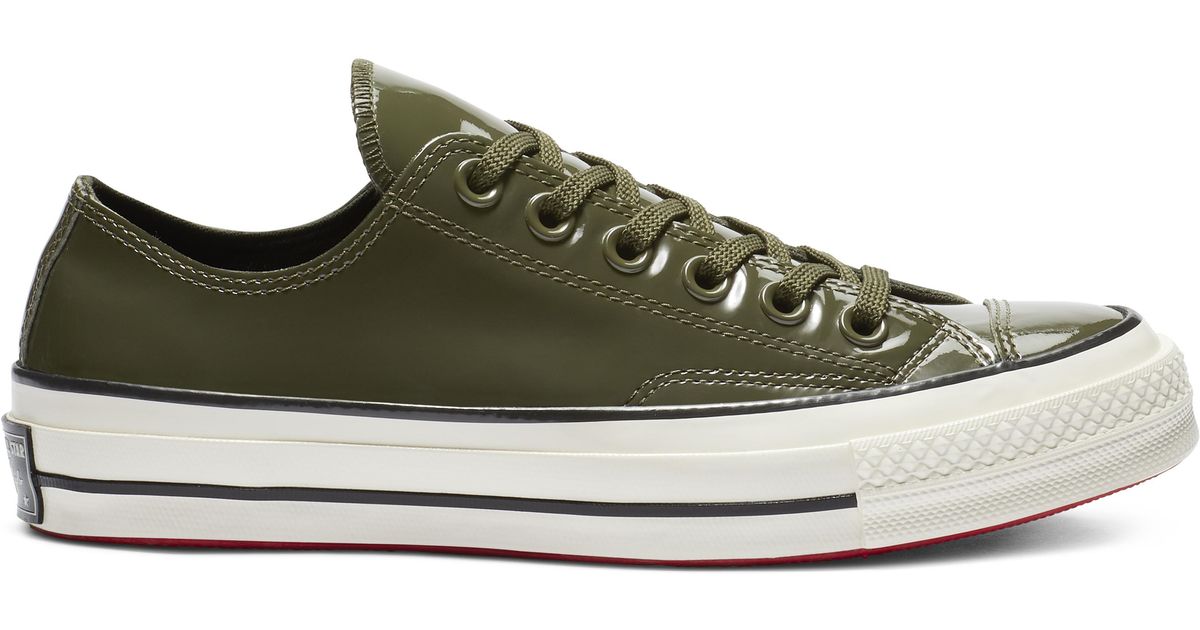 converse patent leather low top