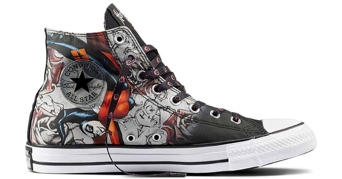 Converse Chuck Taylor All Star Dc Comics Harley Quinn in Black for Men |  Lyst UK