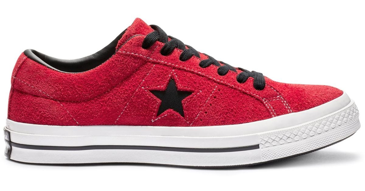 one star dark star vintage suede low top