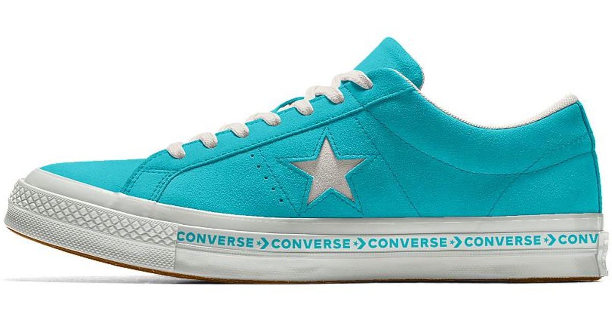 converse custom one star suede low top