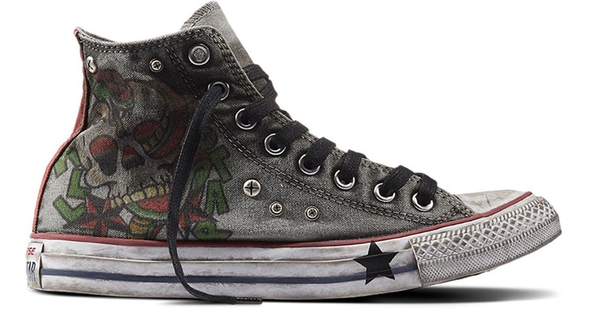 converse all star skull