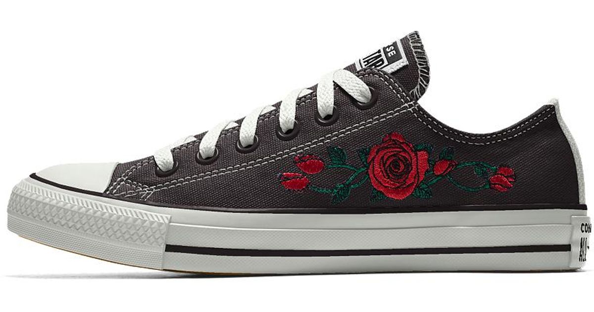 custom rose converse