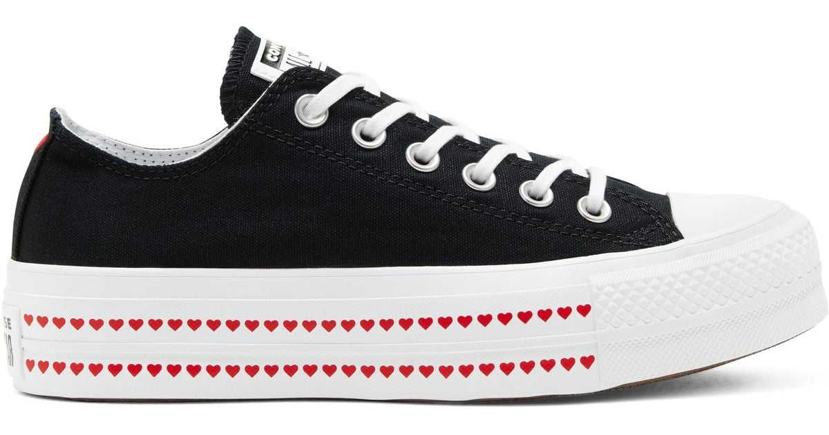 love fearlessly platform chuck taylor all star low top