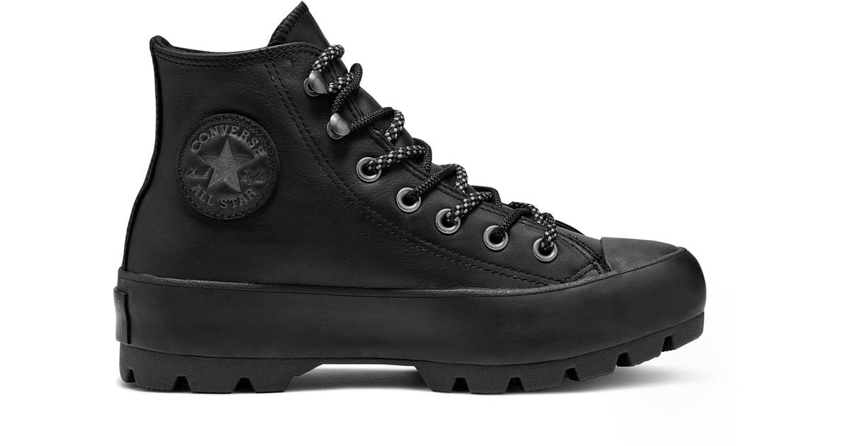 Converse Winter Gore-tex Lugged Chuck Taylor All Star Boot in Black | Lyst