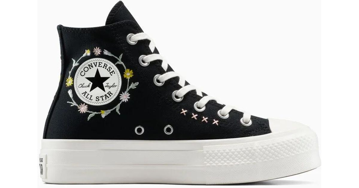 Sneakers Converse Broderie Plateforme Platform Converse Converse
