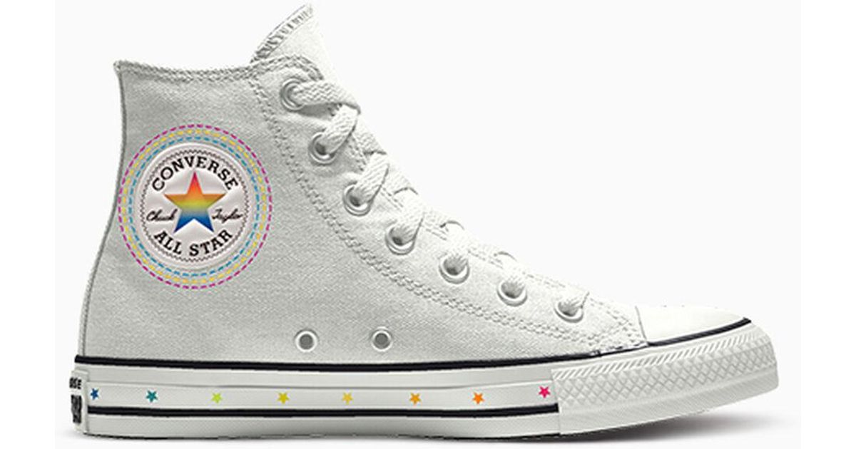 Custom chuck taylor all star pride high top deals