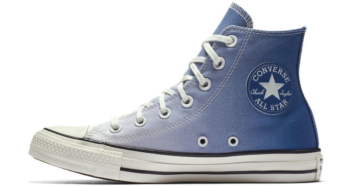 Converse Rubber Chuck Taylor All Star Ombre Wash High Top Women's Shoe in  Blue | Lyst