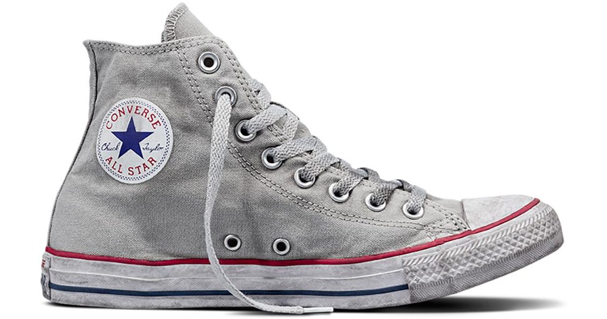 grey denim converse