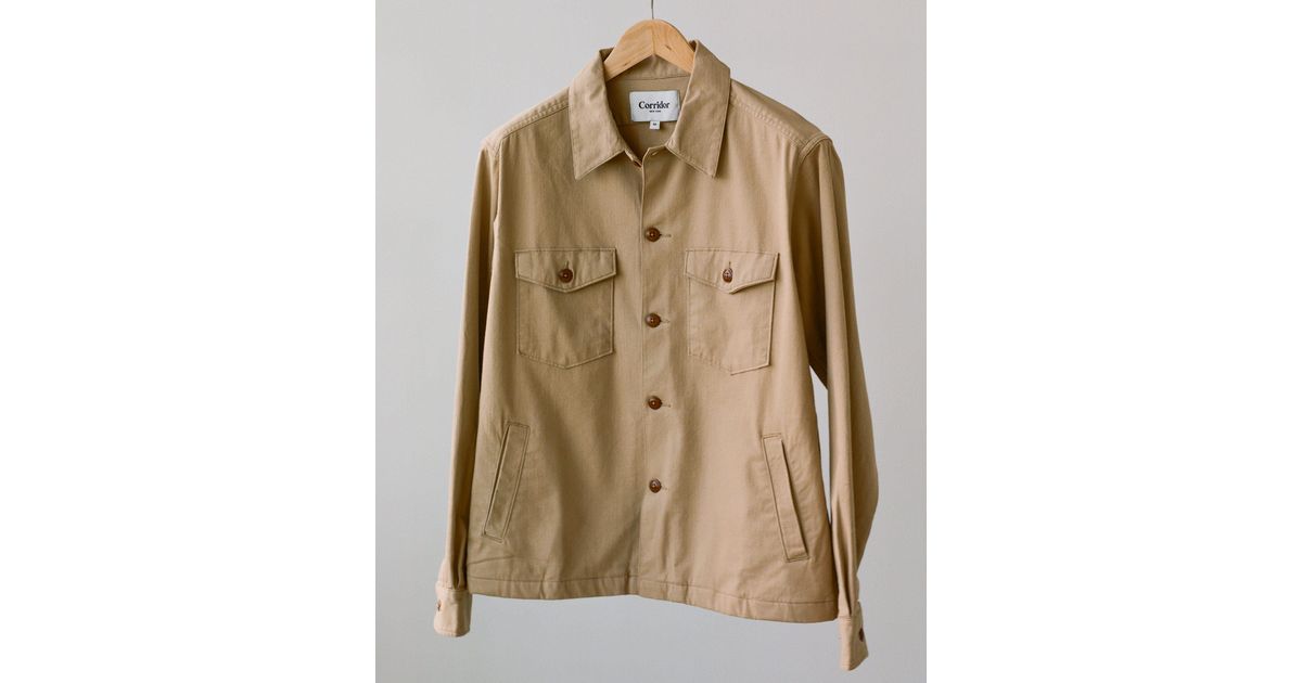 military jacket beige