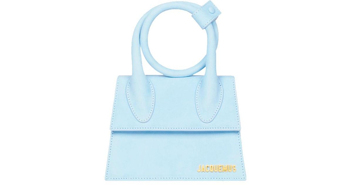 Jacquemus Le Chiquito Noeud In Light Blue | Lyst UK