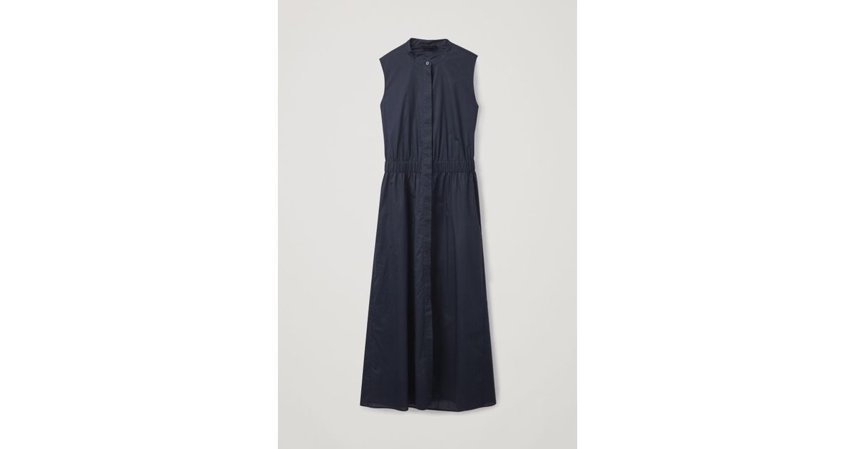 cos open back dress