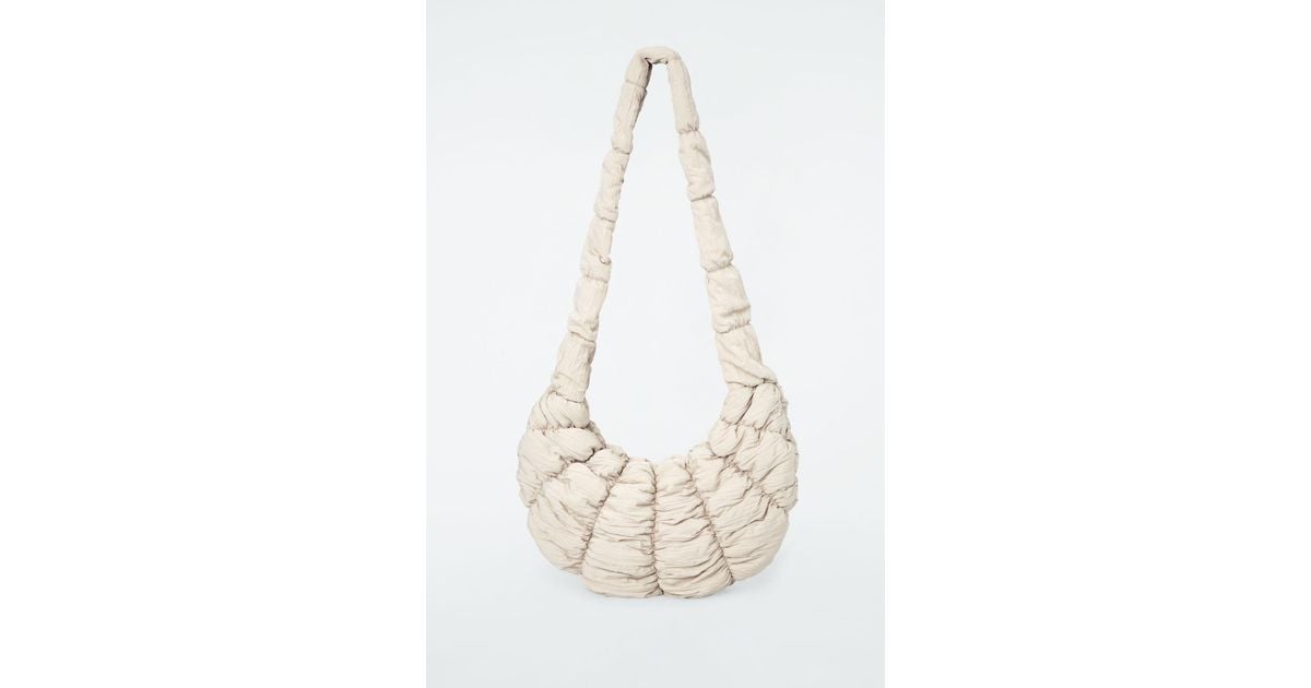 COS Ripple Crossbody - Nylon in White | Lyst
