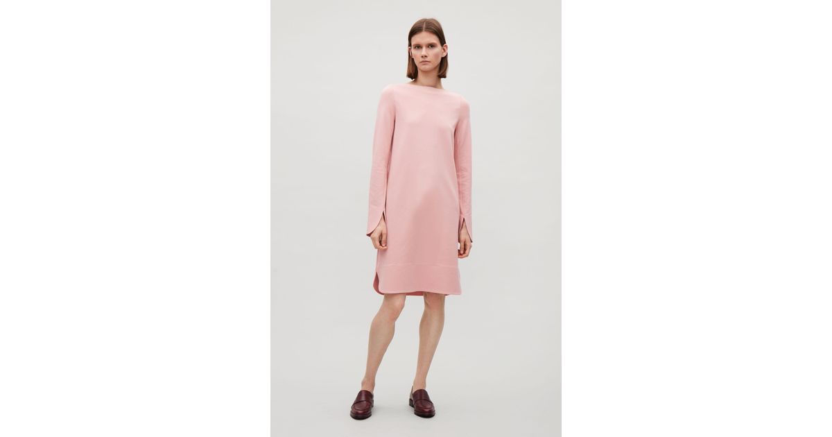 cos dress pink