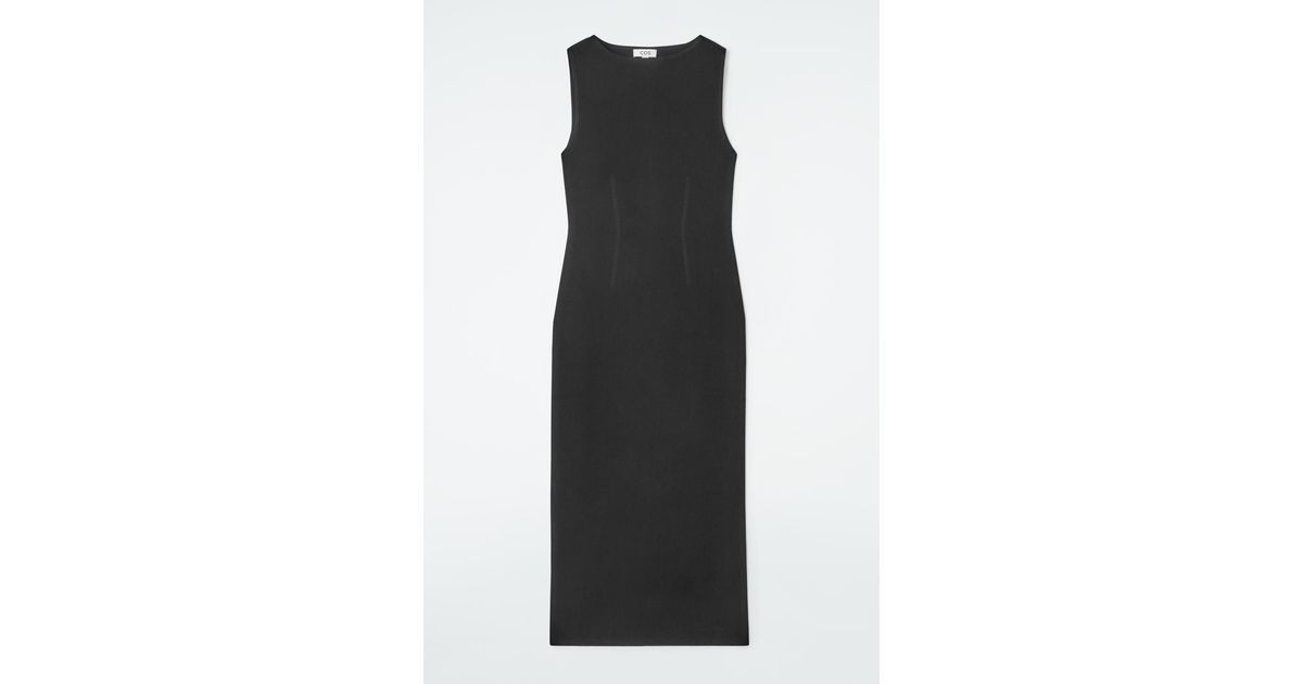 COS Corset-Detail Maxi Dress in Black | Lyst UK COS Corset-Detail Maxi Dress in Black | Lyst UK